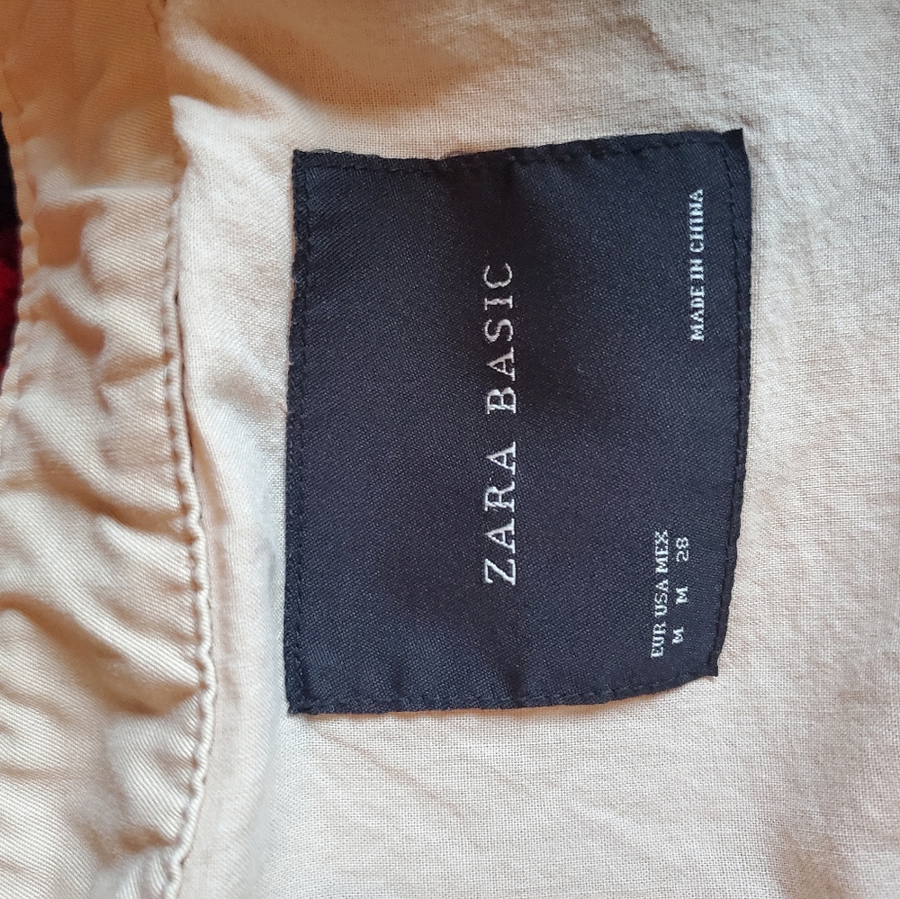 Zara Basic Utility Jacket With Studded Pockets Si… - image 5